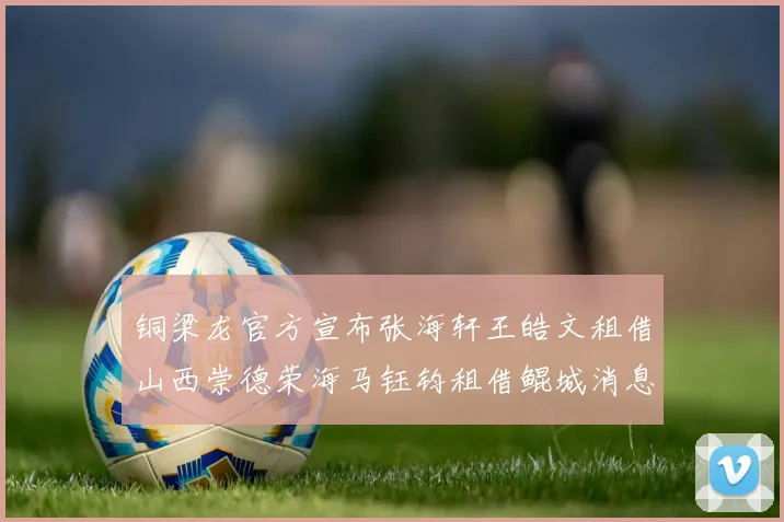 铜梁龙官方宣布张海轩王皓文租借山西崇德荣海马钰钧租借鲲城消息